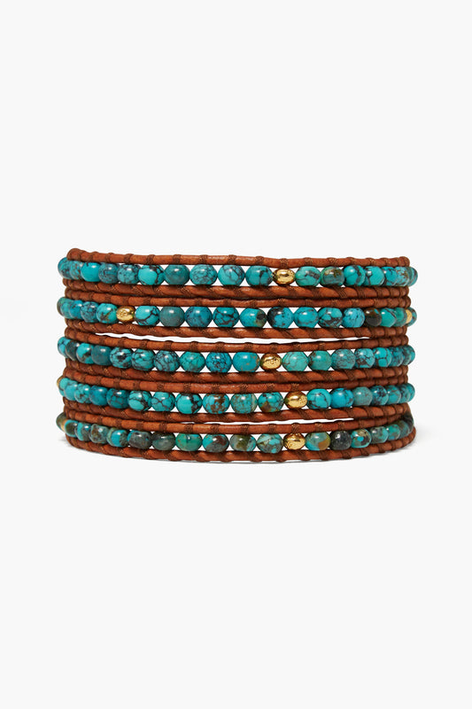 Turquoise Wrap Bracelet in Stylish Design