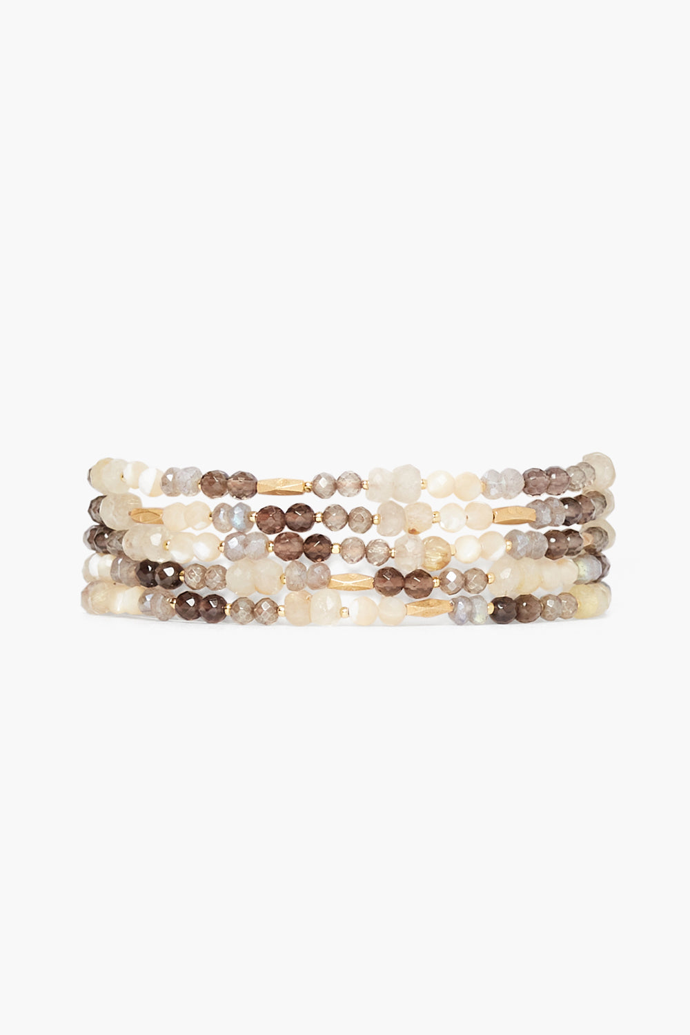 Natural Mix Naked Wrap Bracelet 1