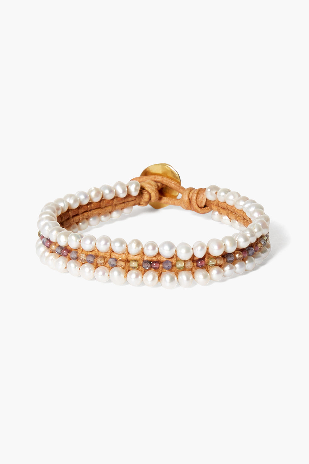 Pearl Mix Koa Wrap Bracelet Design