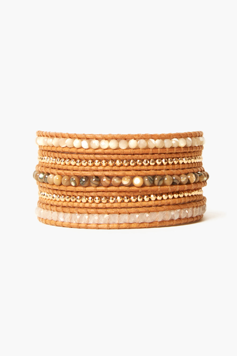 Natural Mix Wrap Bracelet in Stylish Design