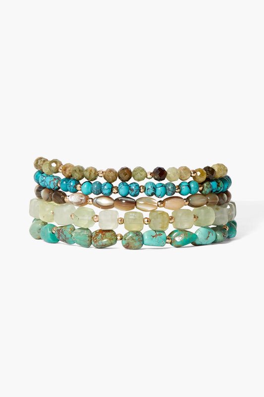 Turquoise Mix Naked Wrap Bracelet