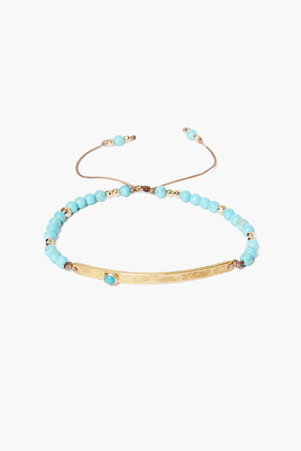 Turquoise Mix Pull-Tie Bracelet for Women