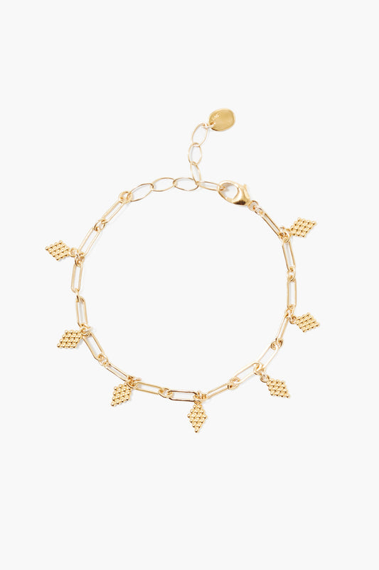 Yellow Gold Charm Bracelet for Stylish Wear