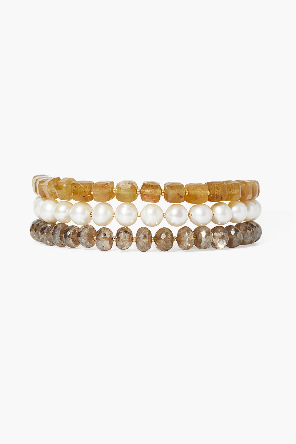 Natural Mix Naked Wrap Bracelet in Multiple Colors