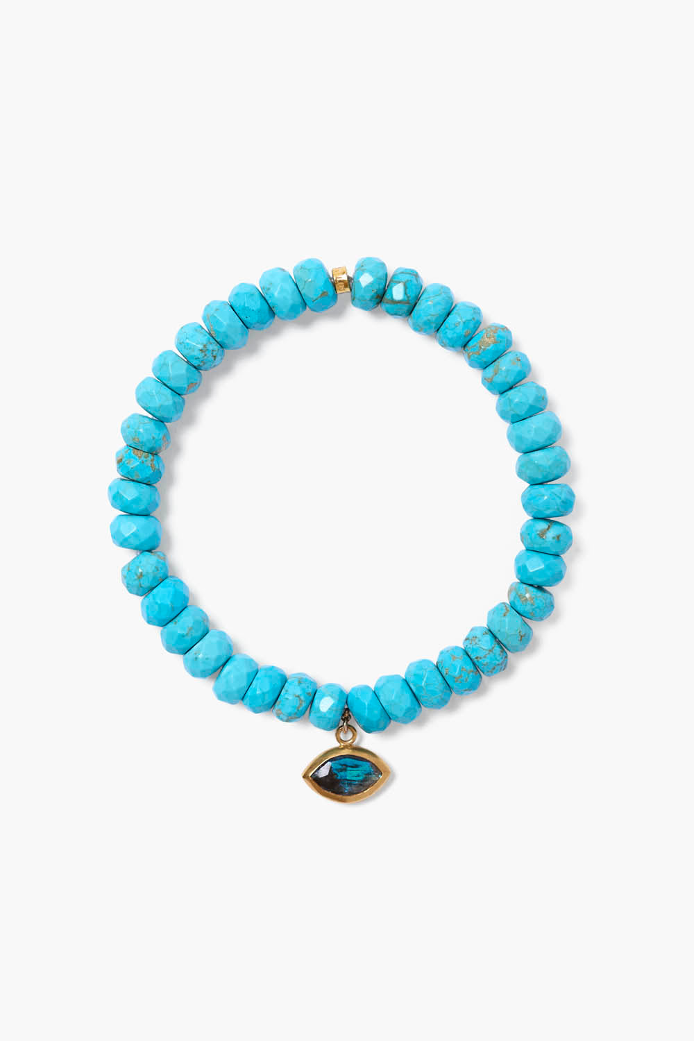 Turquoise Evil Eye Charm Bracelet