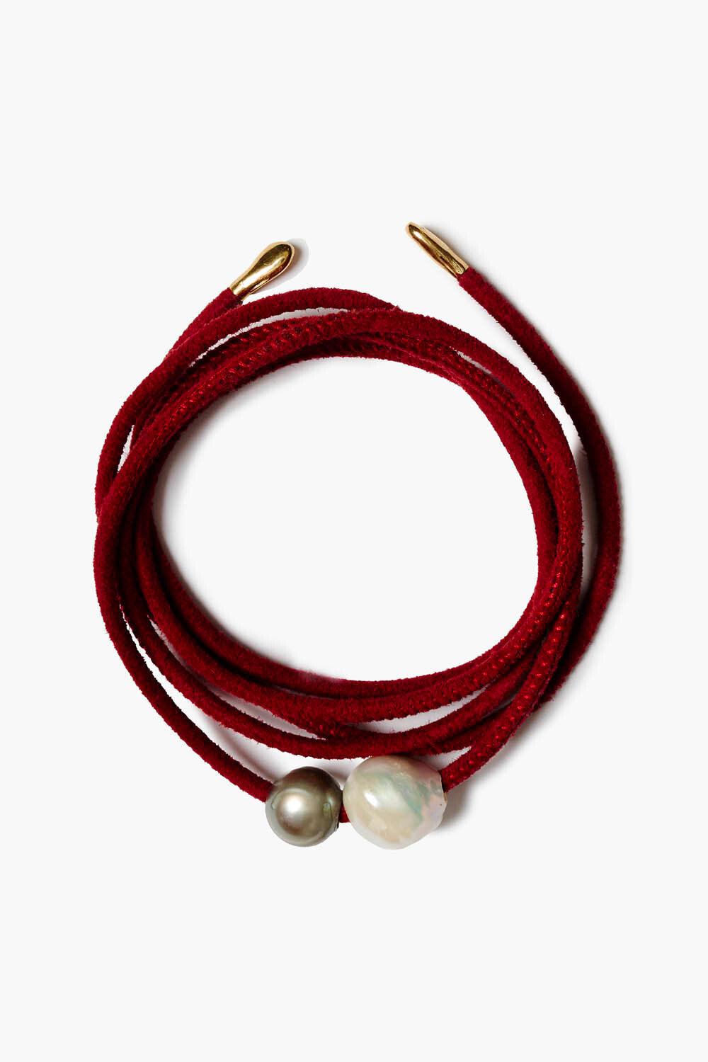 Red Leather Wrap Bracelet for Stylish Wear