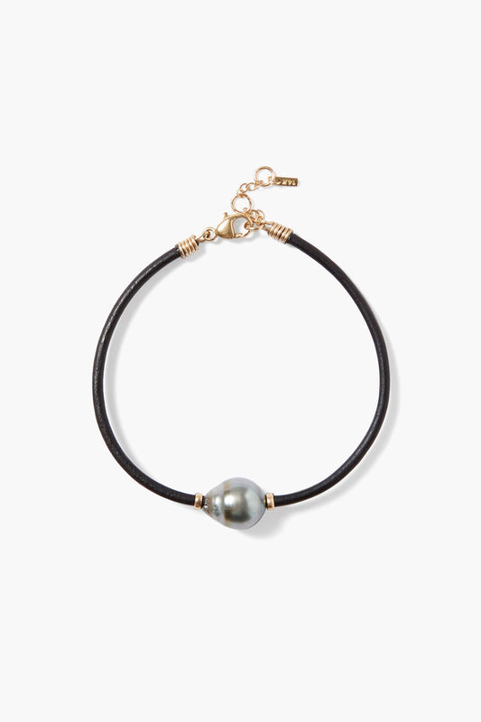 14k Gold Bracelet with Tahitian Pearl