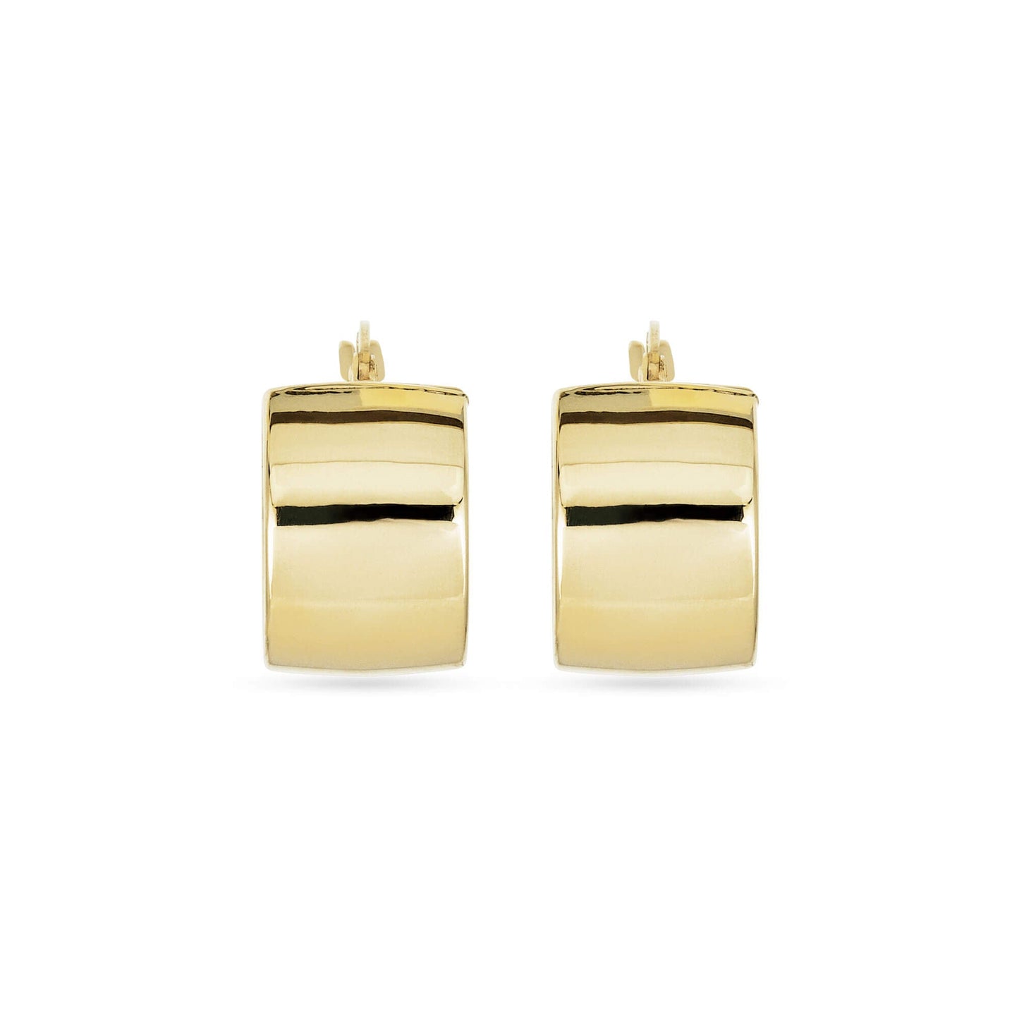 Bold Gold Glider Hoop Earrings