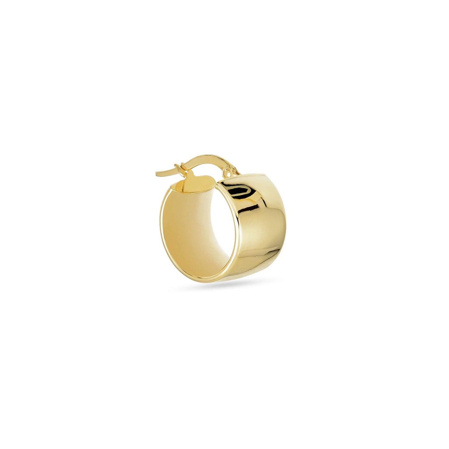 Bold Gold Glider Hoop Earrings