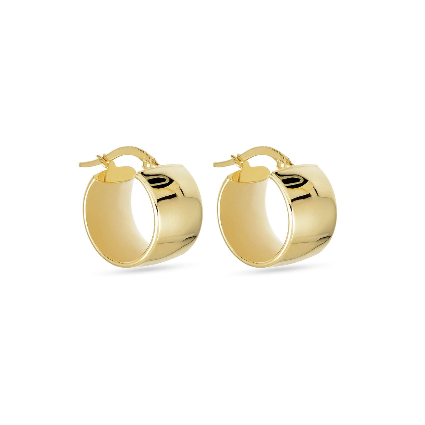 Bold Gold Glider Hoop Earrings