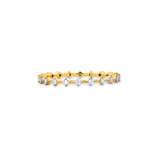 Shiny Eternity Band in Silver Design