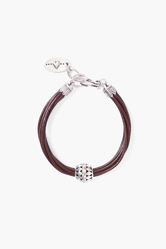 Brown Leather Bracelet for Men