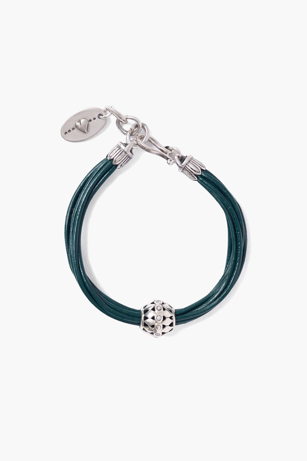 Green Leather Bracelet for Stylish Look