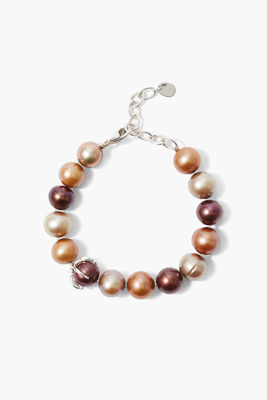 Champagne Pearl Mix Bracelet in Elegant Design