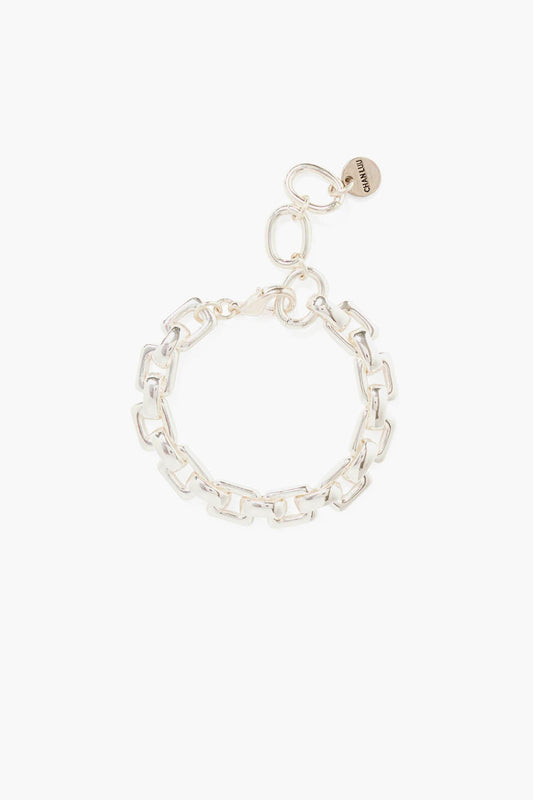 Silver Chain Link Bracelet for Fashionable Wear