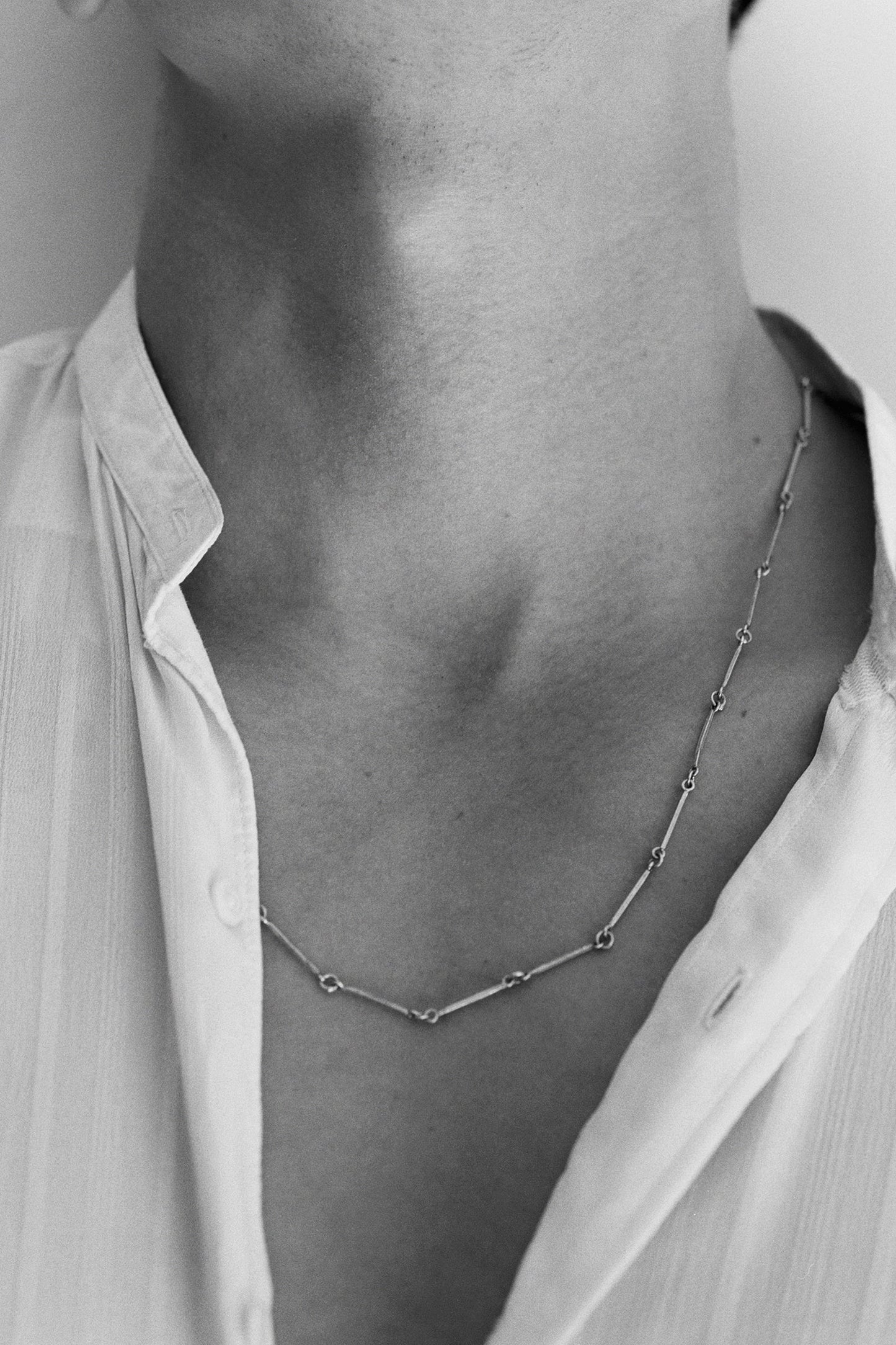 Stylish Chain Necklace in Durable Metal