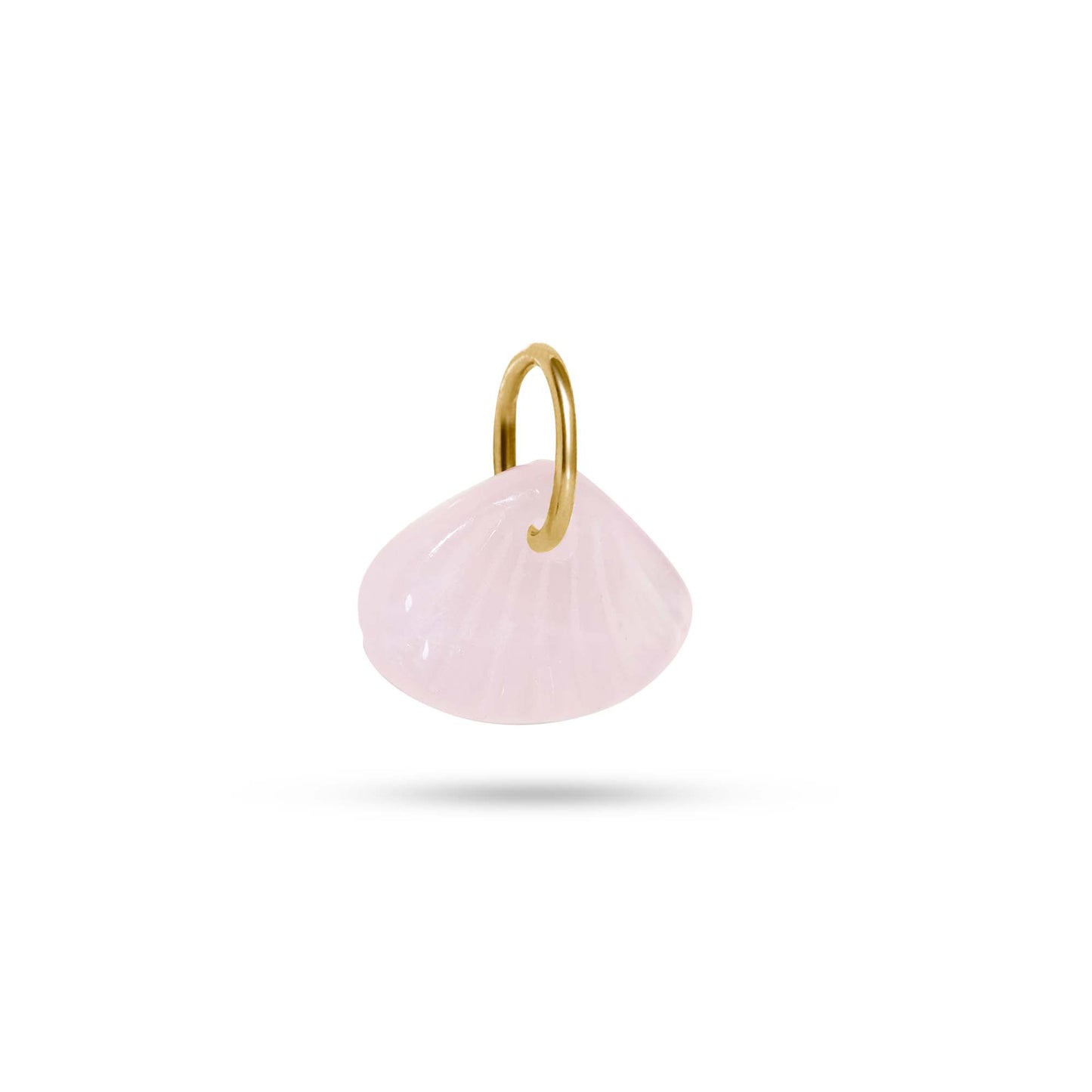 Rose Quartz Charm for Coastal Inspired Jewelry