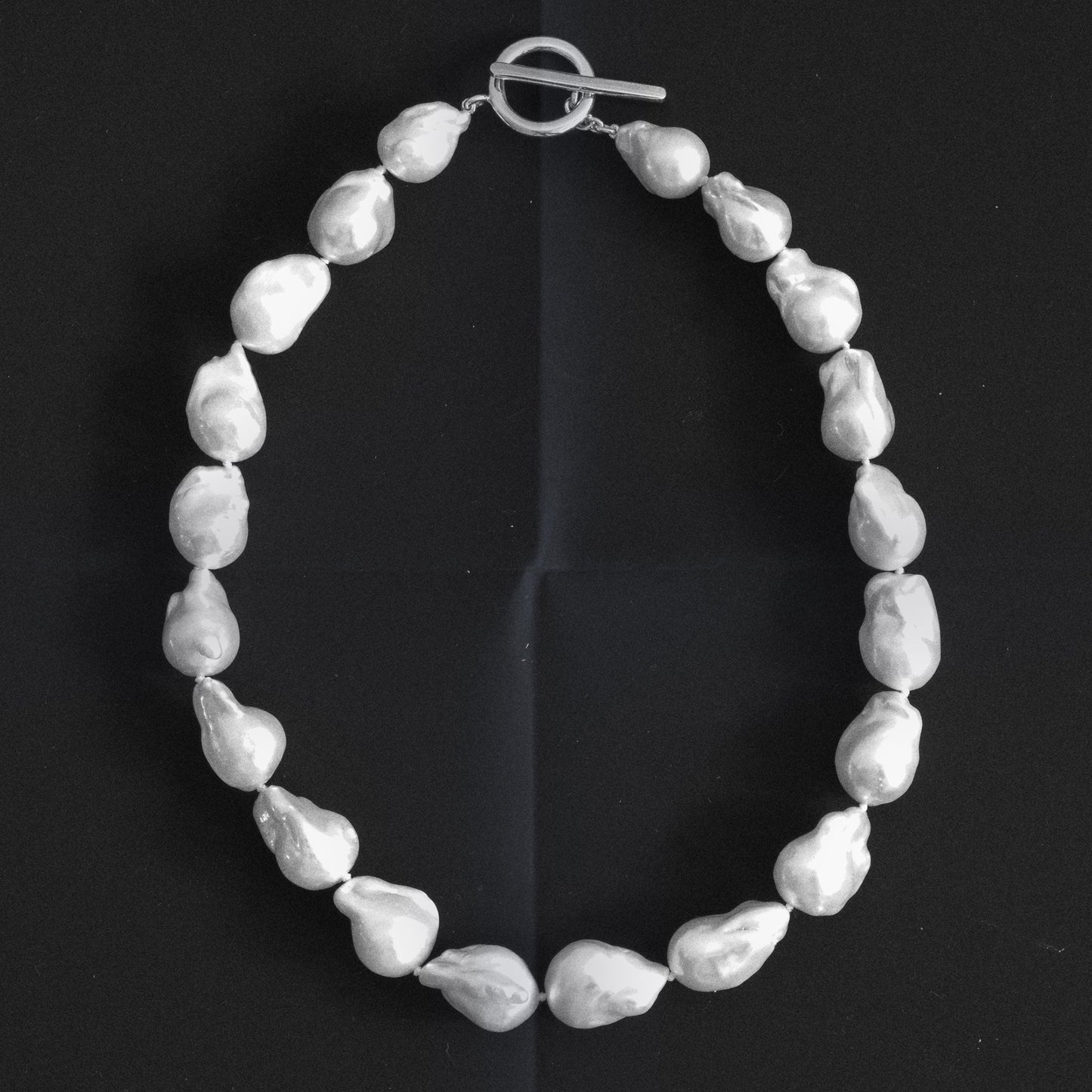 Elegant Baroque Pearl Fashion Necklace