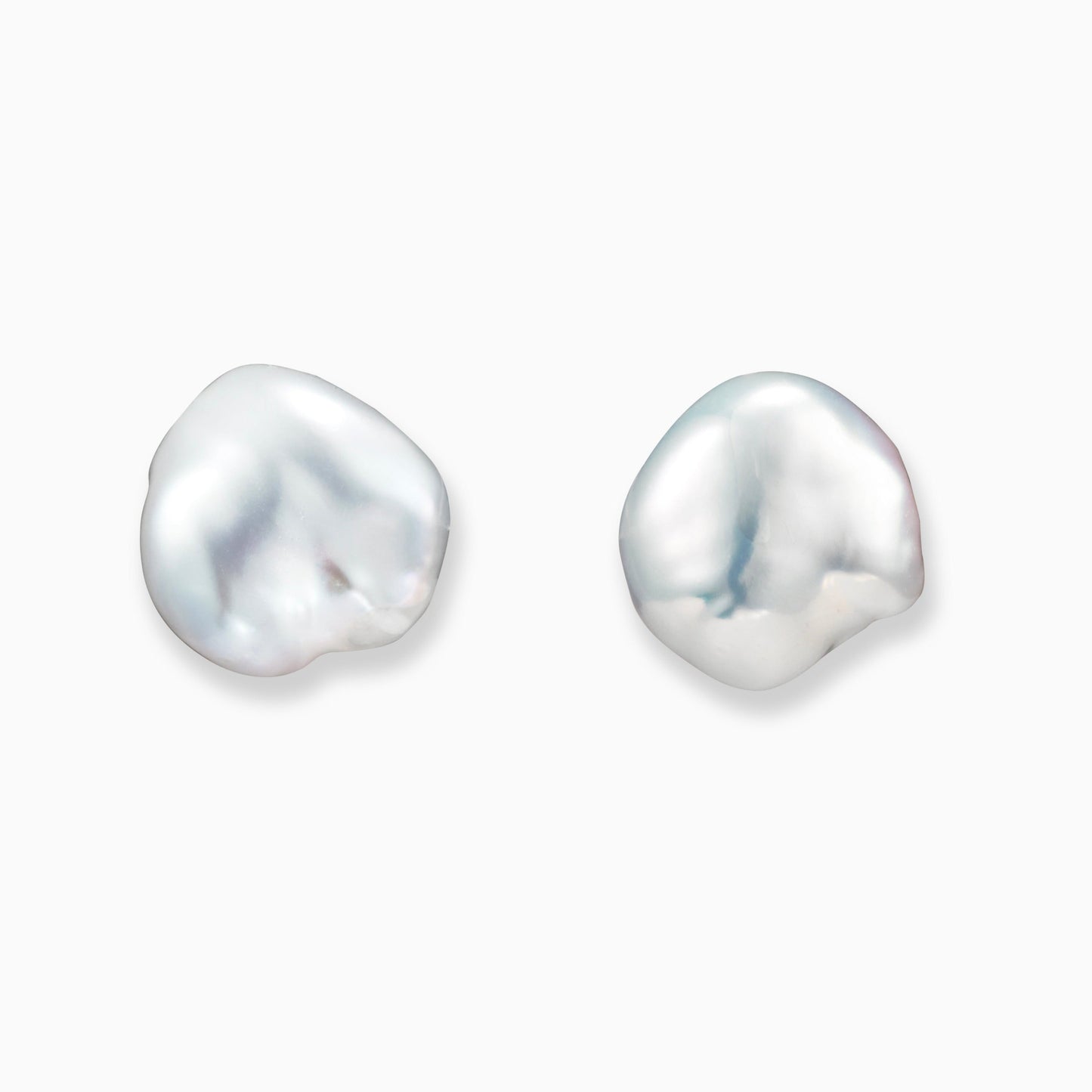 Elegant Baroque Pearl Stud Earrings 1