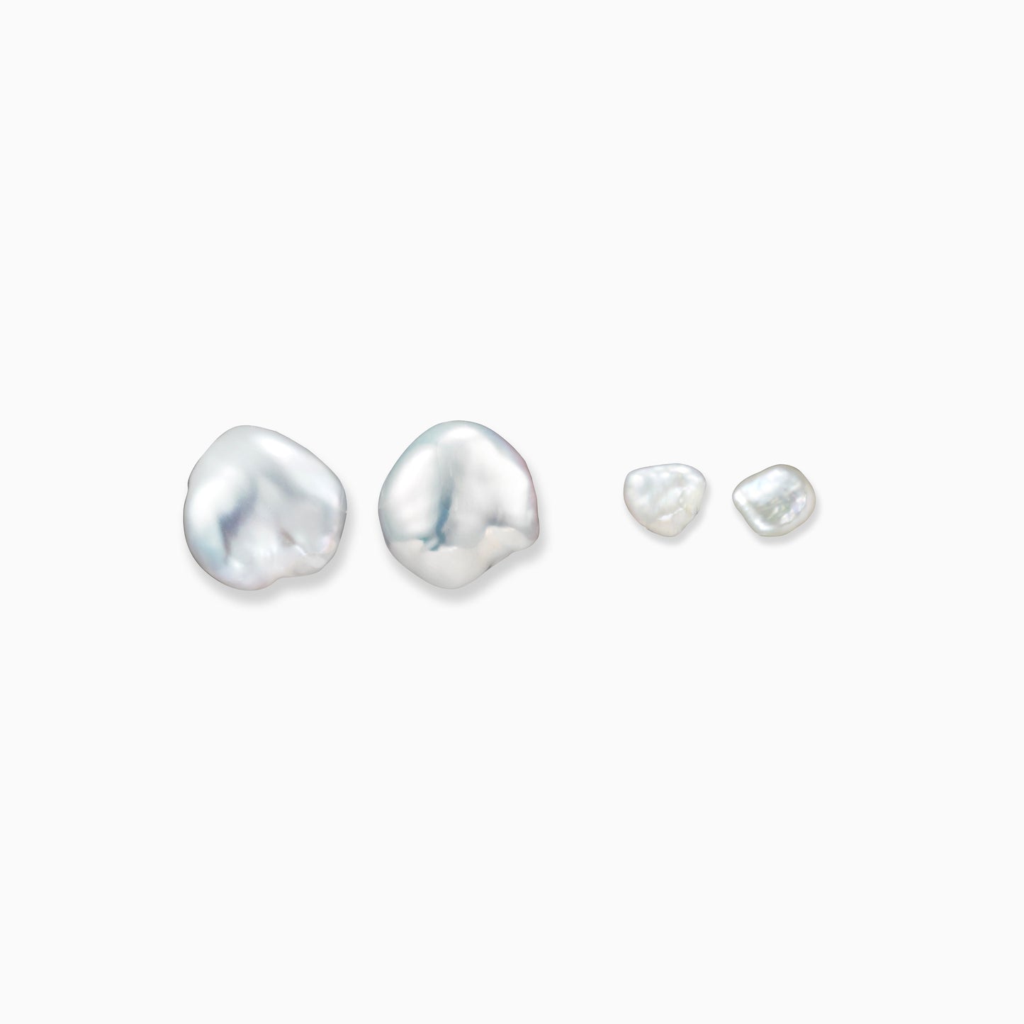 Elegant Baroque Pearl Stud Earrings 1