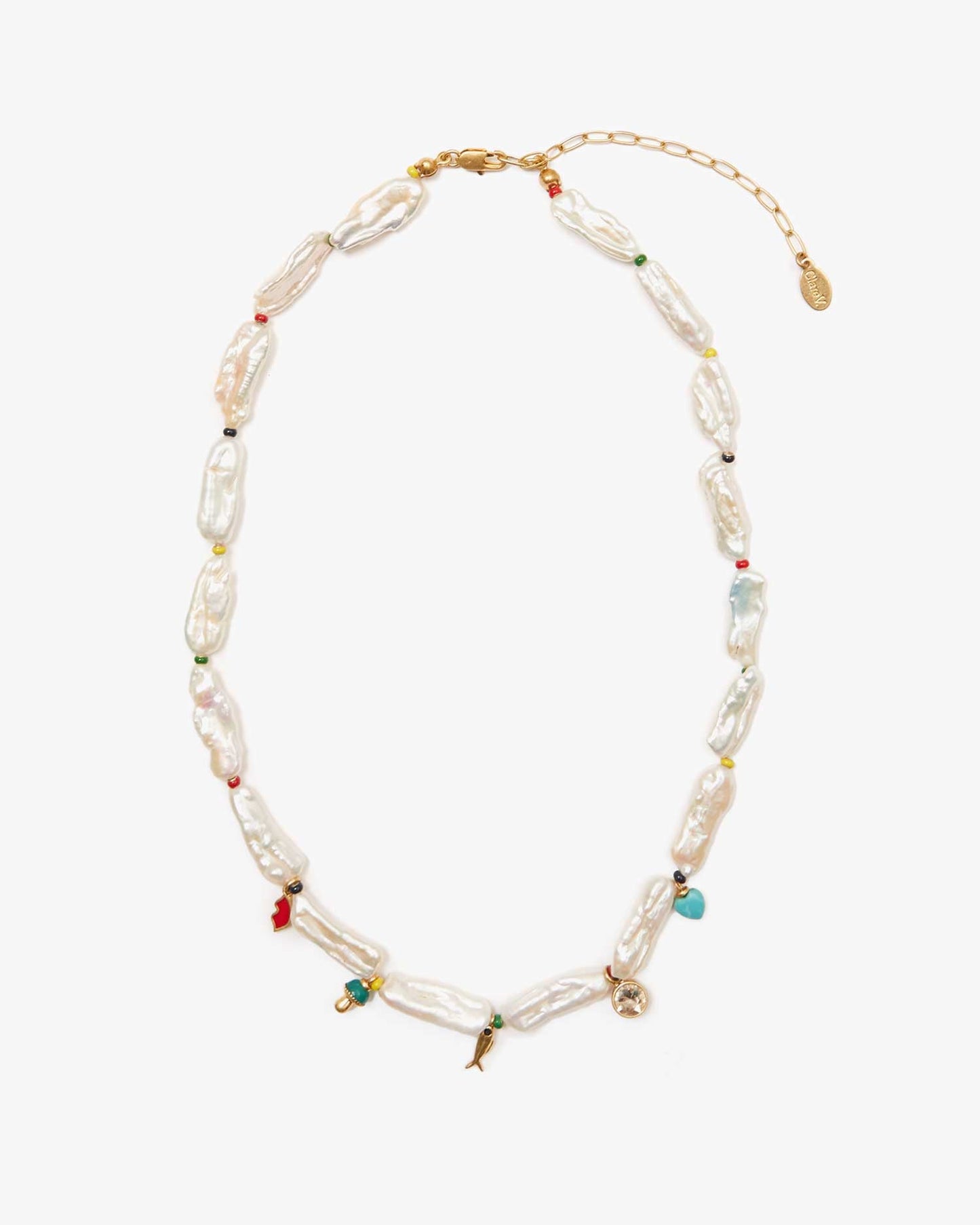 Pearl Strand Necklace with Biwa Pearls