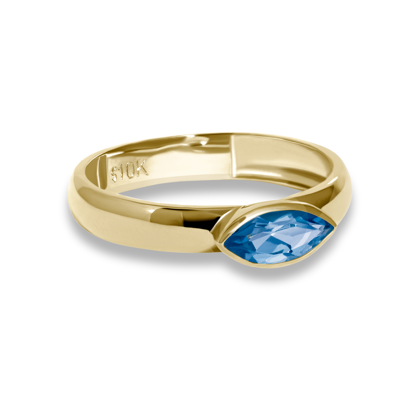 Elegant Gallant Blue Skies Ring