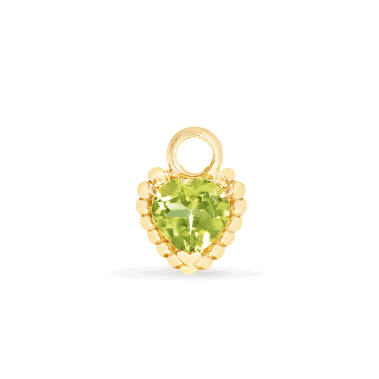 Peridot Hoop Charm Jewelry Design