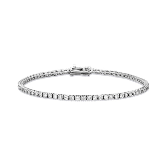 Elegant Tennis Bracelet in Classic Design