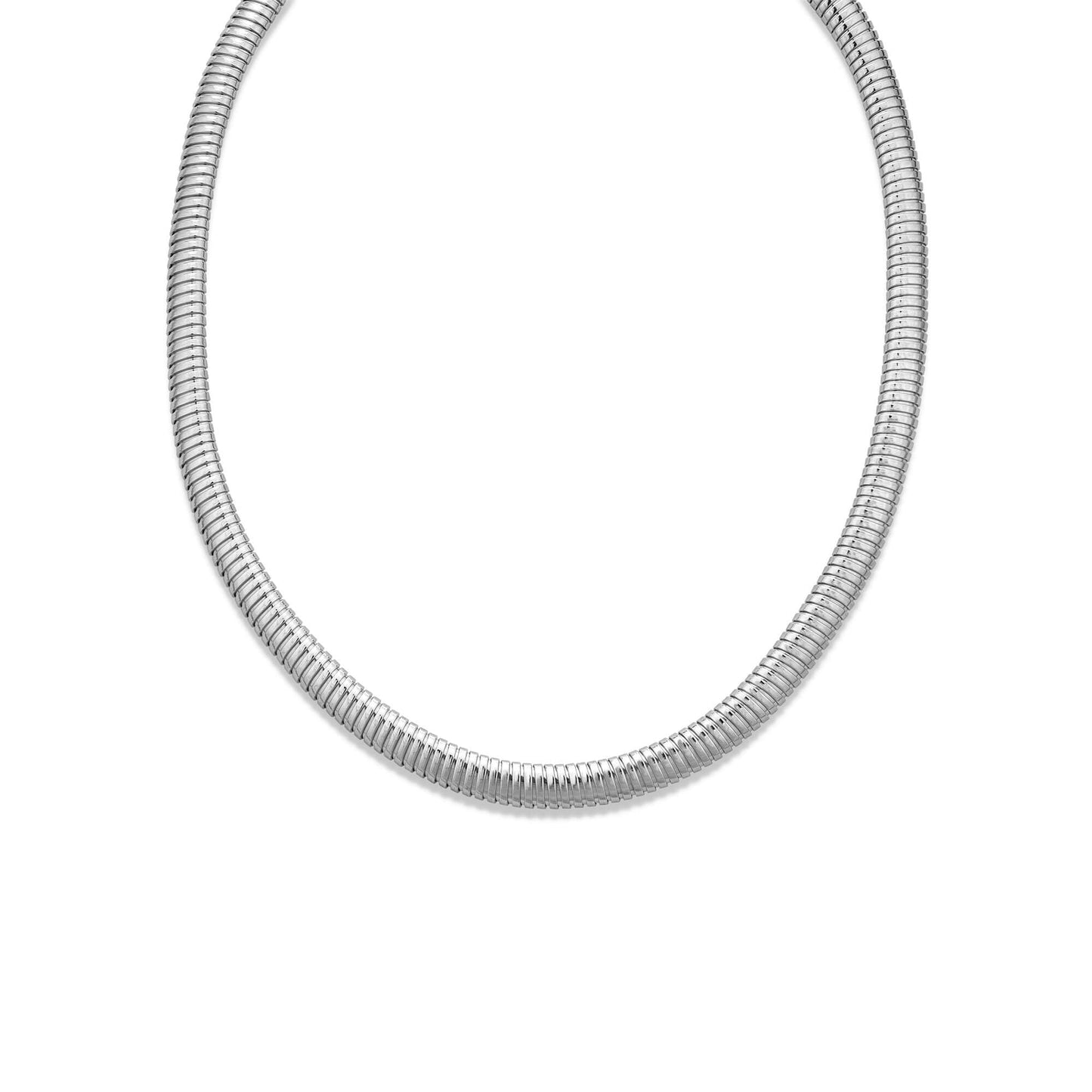 Silver Coil Collar Design for Stylish Neckwear