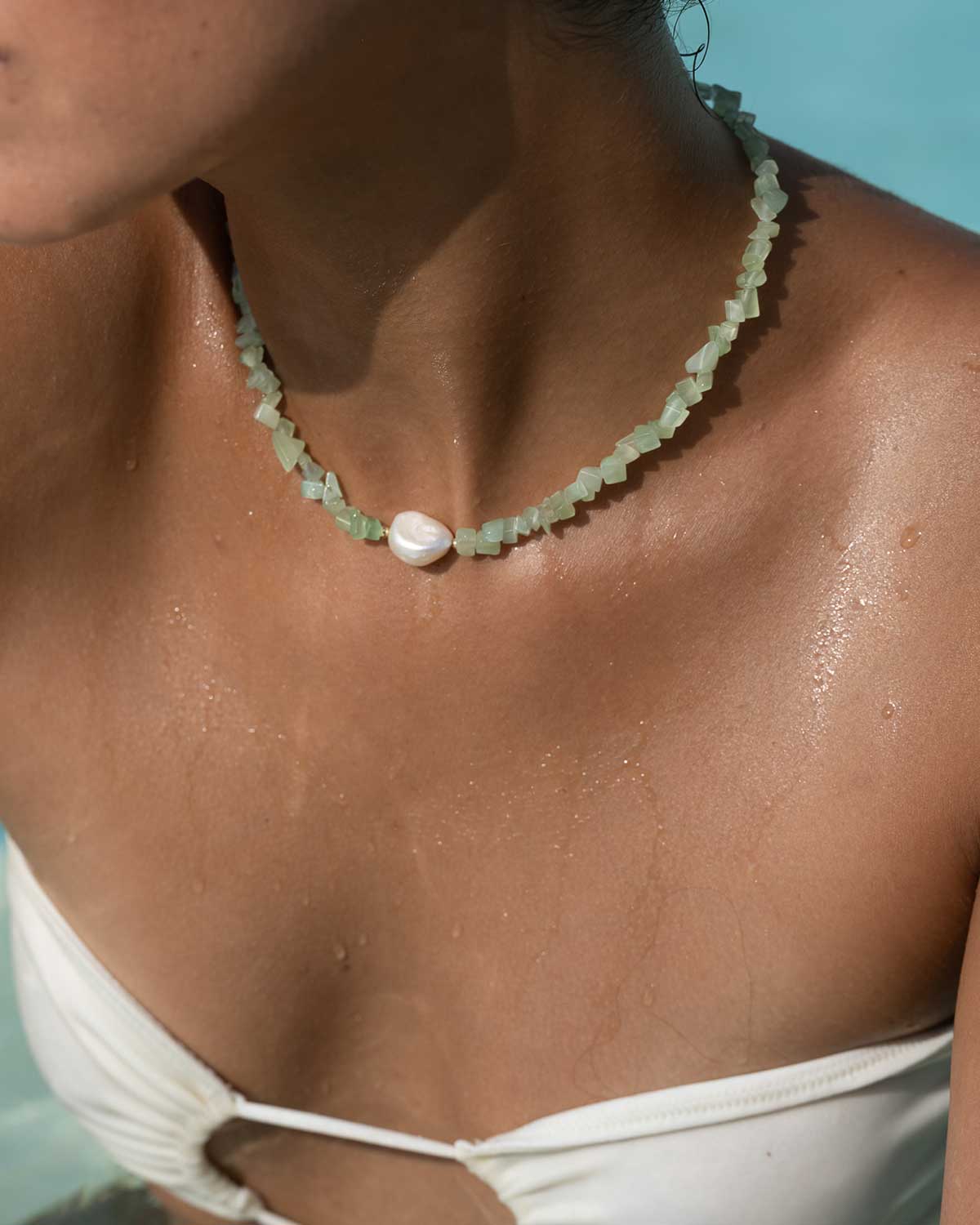 Mint Candy Choker Necklace in Trendy Design