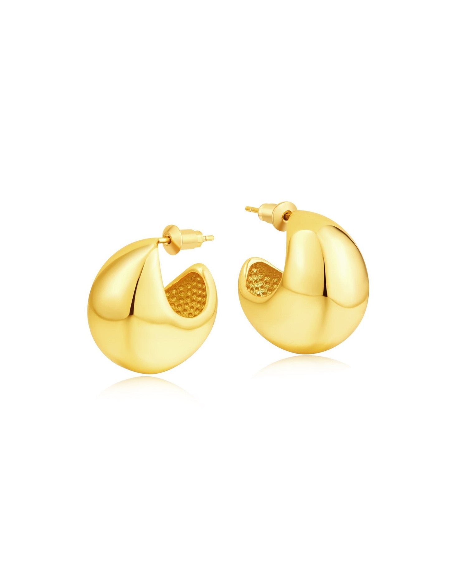 Chunky Gold Hoop Earrings for Everyday Wear