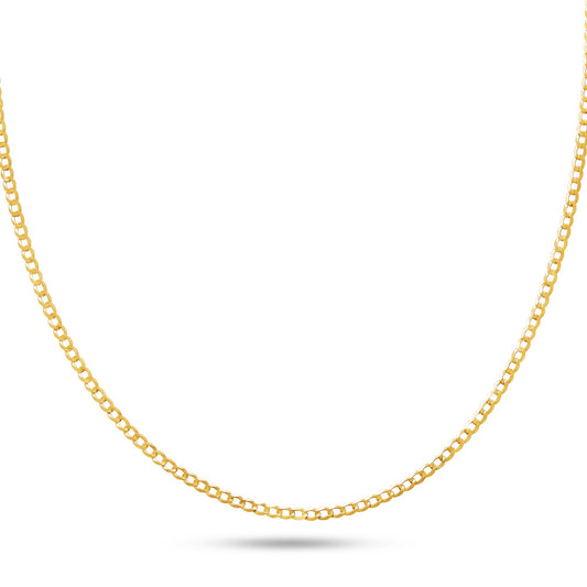 Curb Chain Necklace in Stylish Design