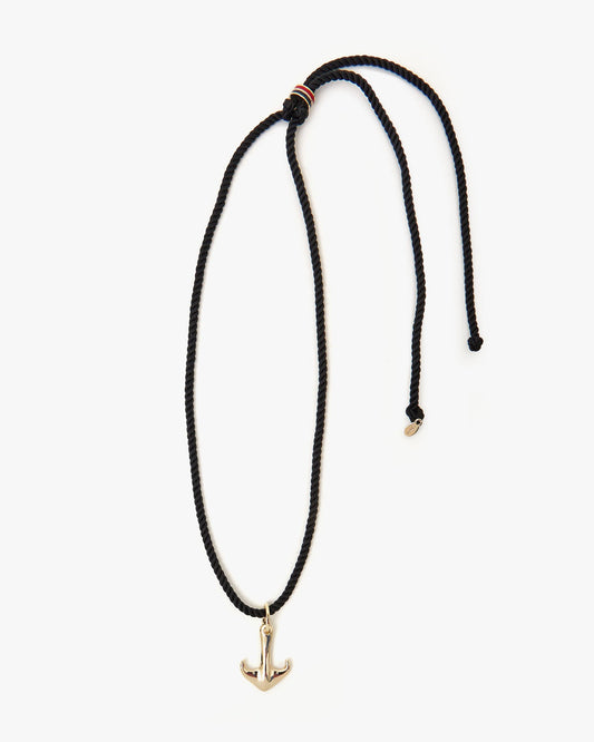 Anchor Style Cord Necklace for Everyday Wear