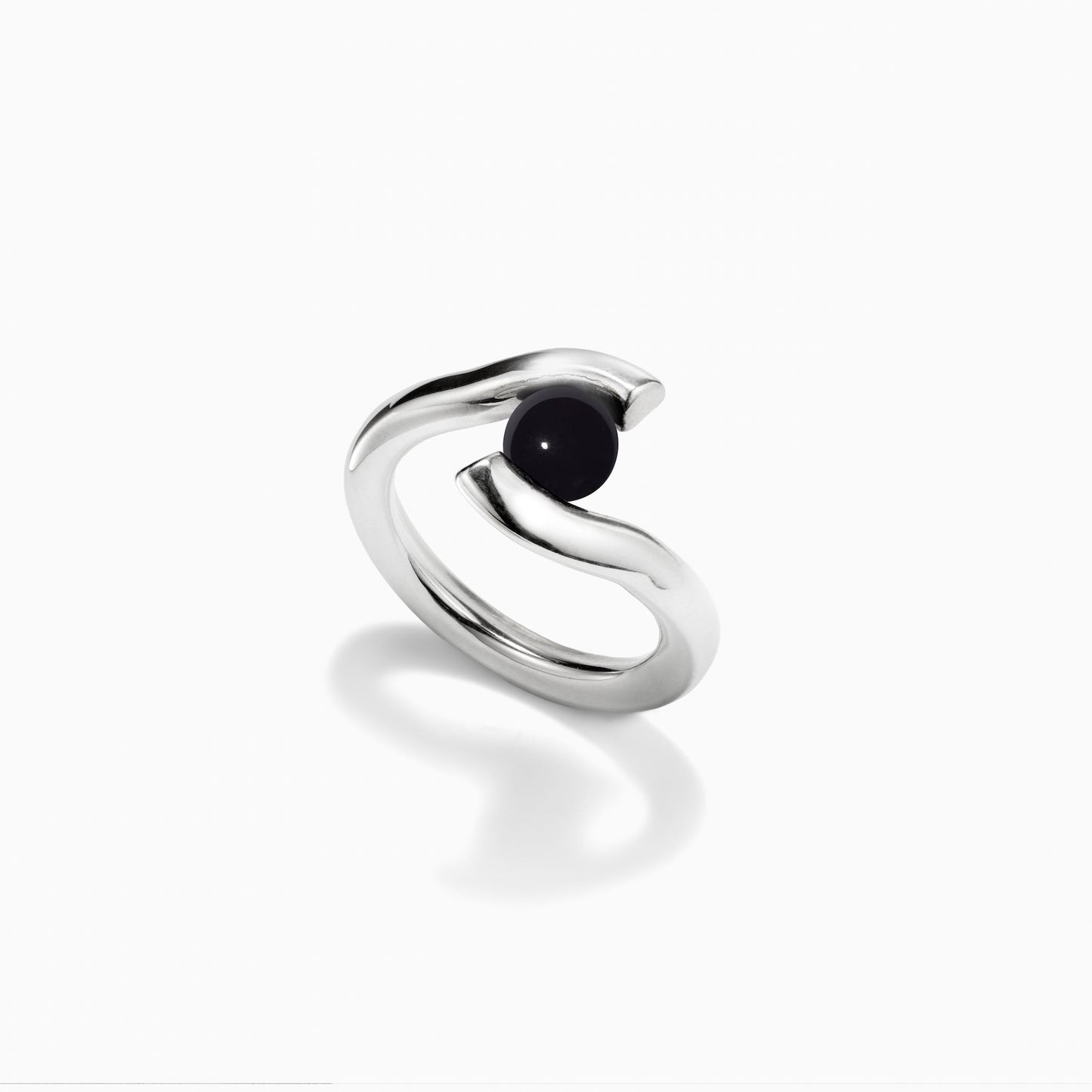 Elegant Silver Ring with Unique Design 5