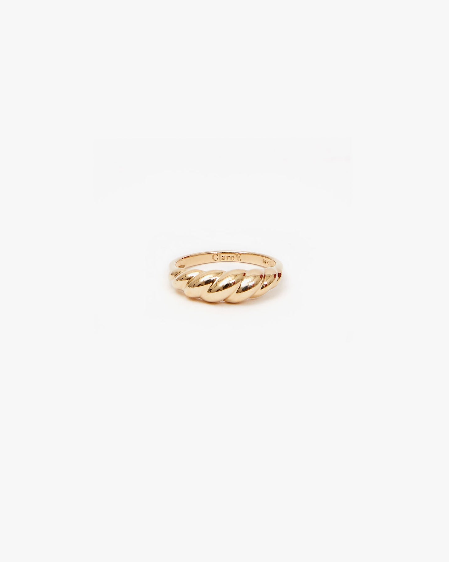 Unique Croissant Design Ring in Elegant Style