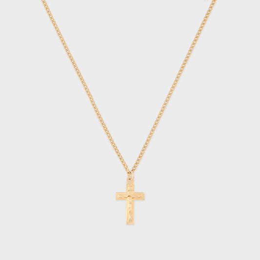 Silver Crucifix Pendant Necklace for Everyday Wear