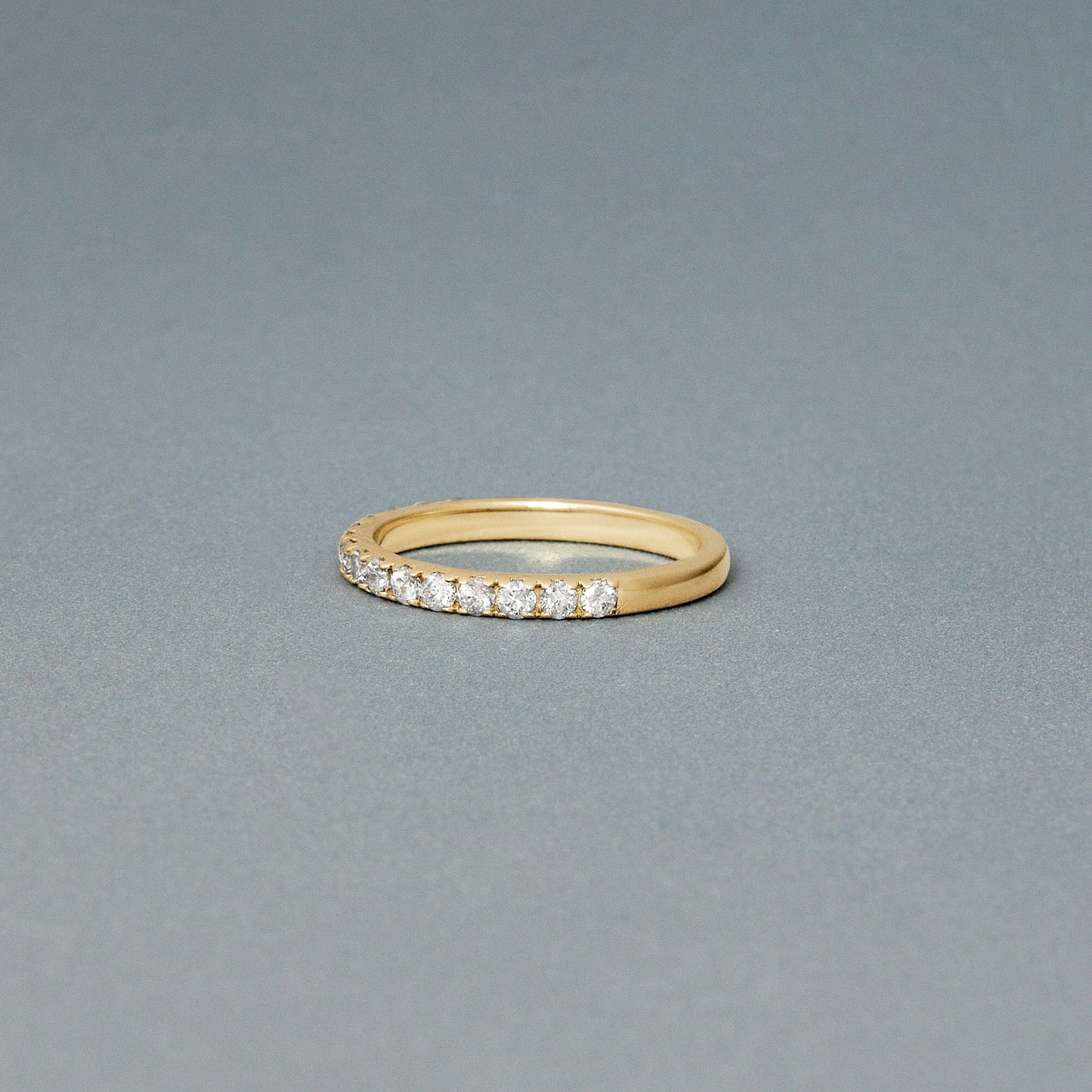 Diamond Half Eternity Band in Classic Design