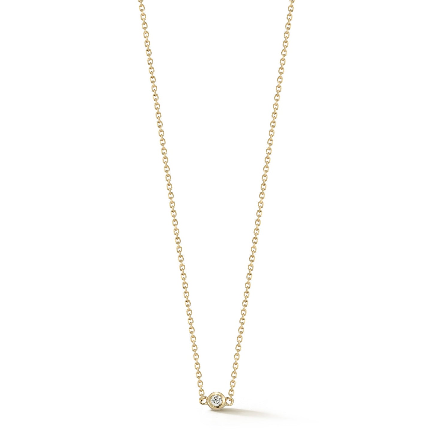 Diamond Dot Necklace in 14kt Gold