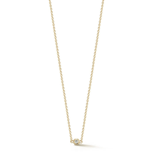 Diamond Dot Necklace in 14kt Gold