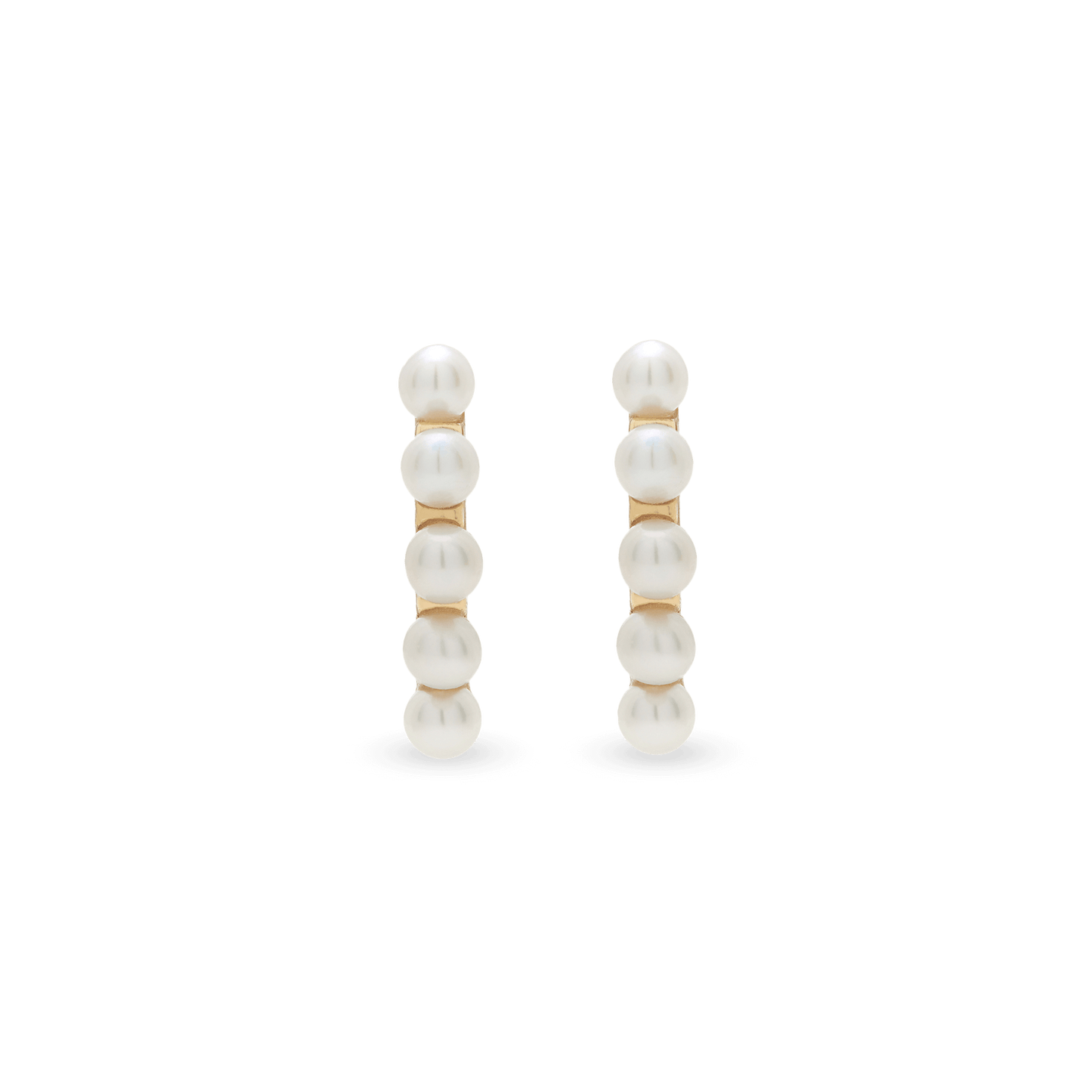 Dainty Pearl Huggie Earrings for Everyday Wear