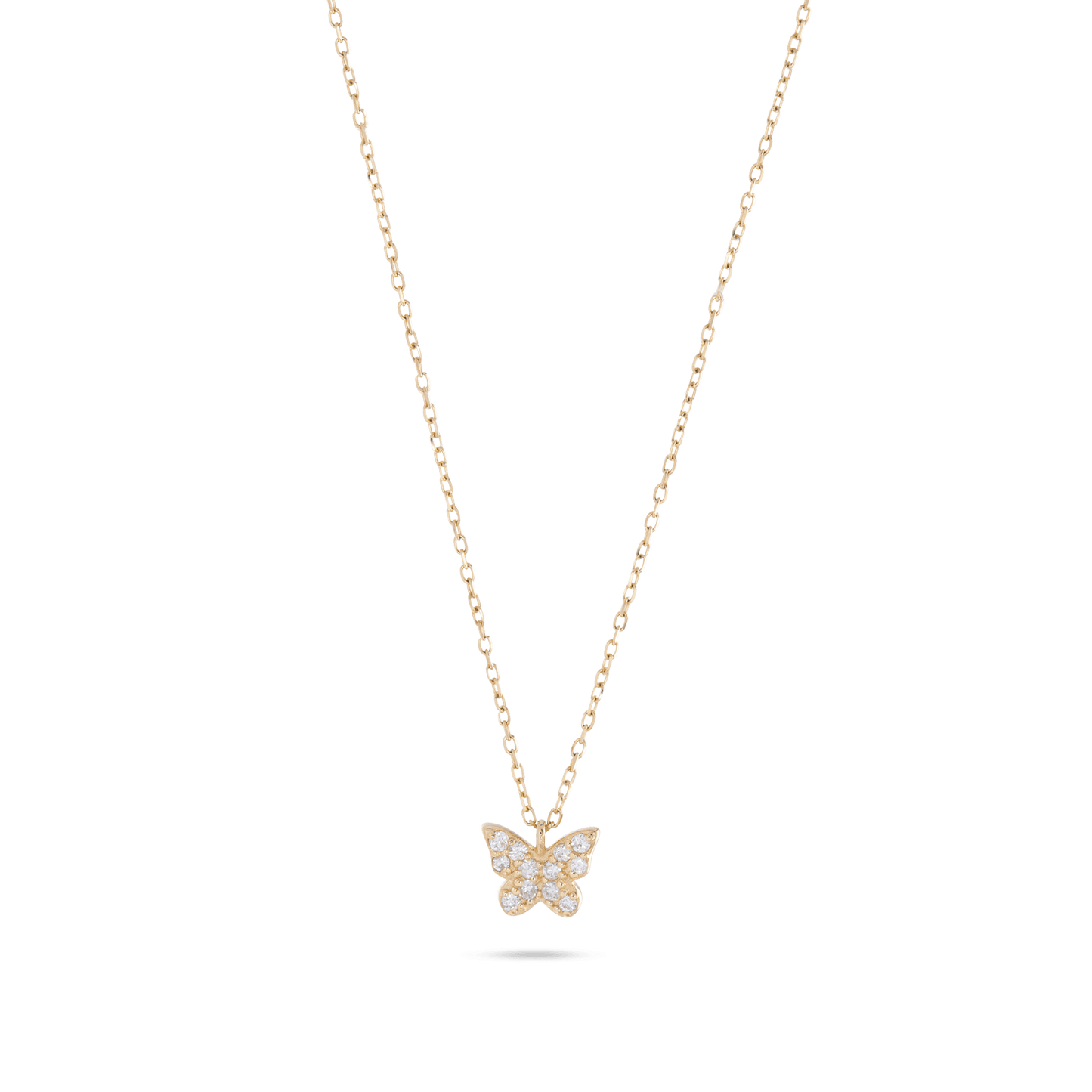 Butterfly Pendant in Diamond Design