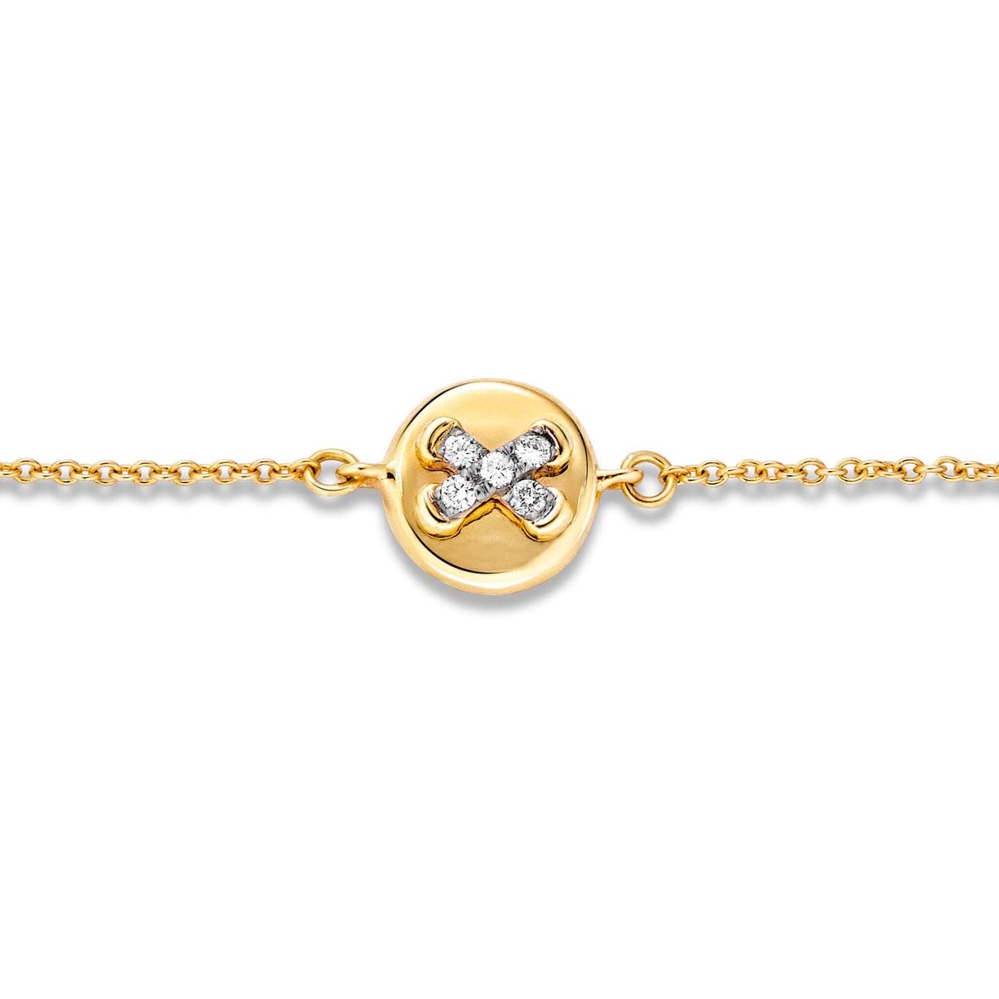 Elegant Diamond Button Bracelet for All Occasions