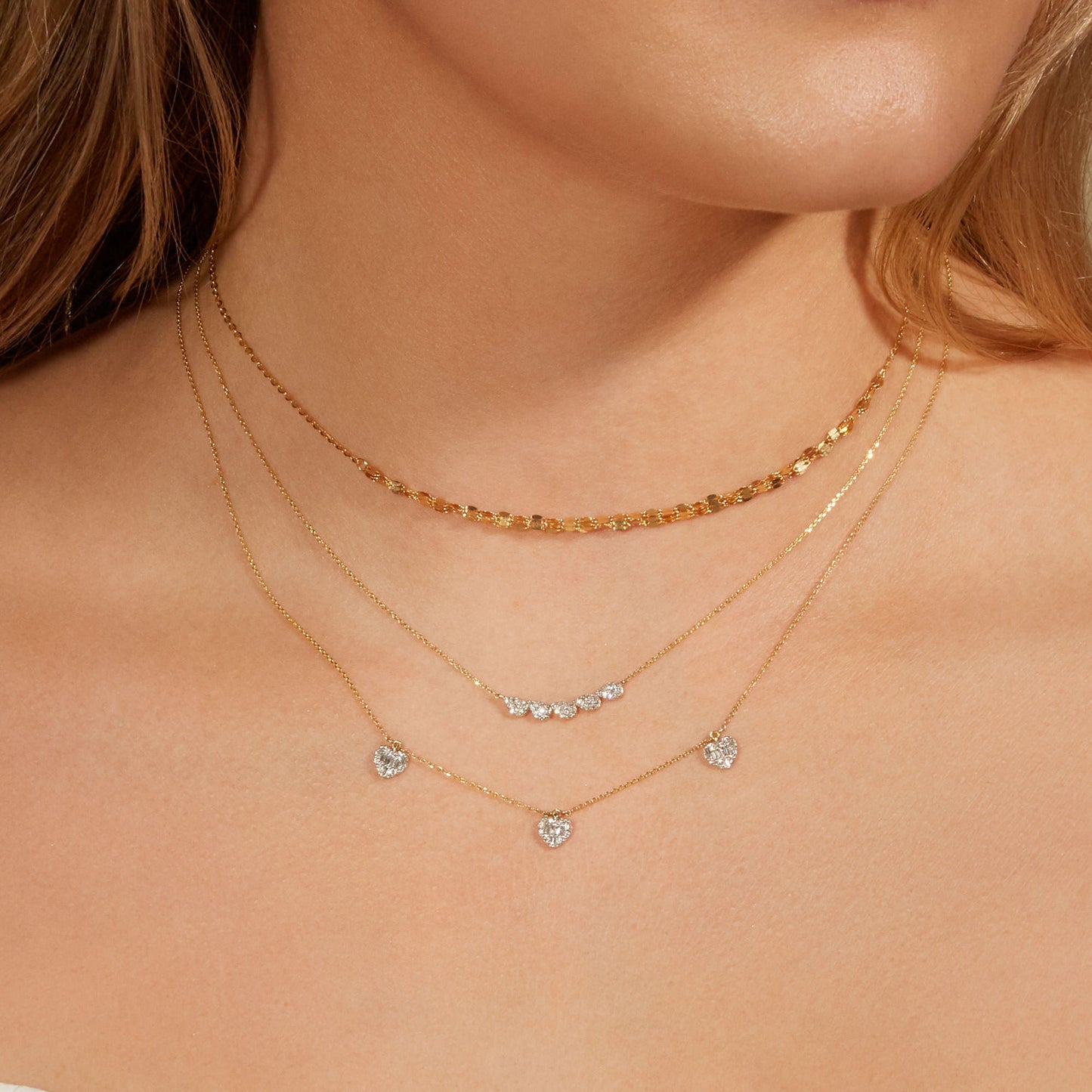 Elegant Diamond Dewdrop Necklace Design