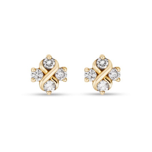 Everlasting Diamond Stud Earrings