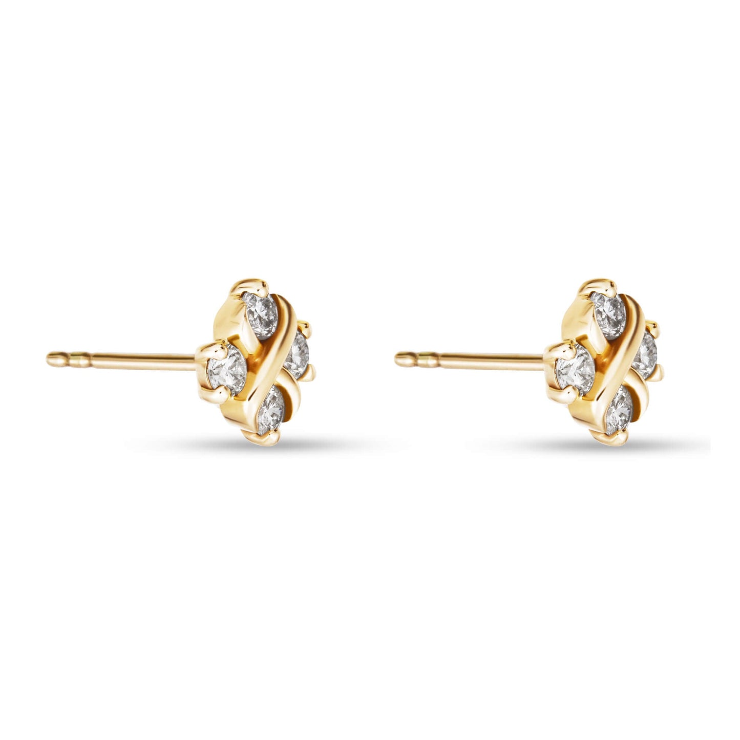 Everlasting Diamond Stud Earrings