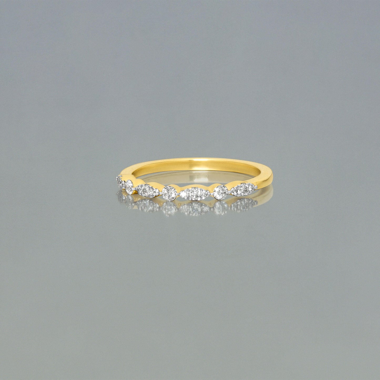 Sparkling Diamond Accent Band Ring