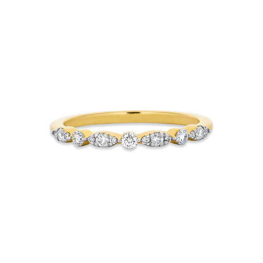 Sparkling Diamond Accent Band Ring