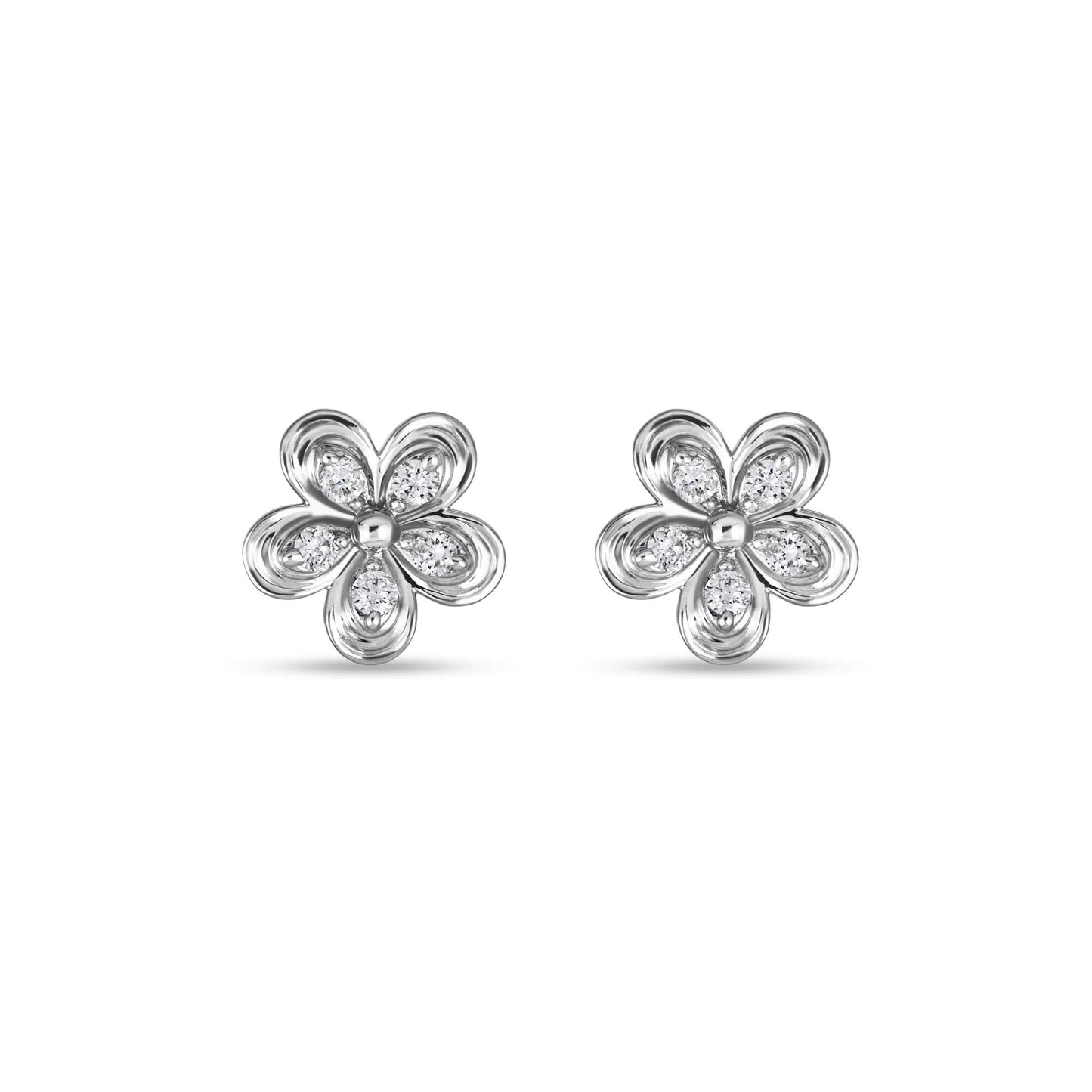 Daisy Design Diamond Stud Earrings