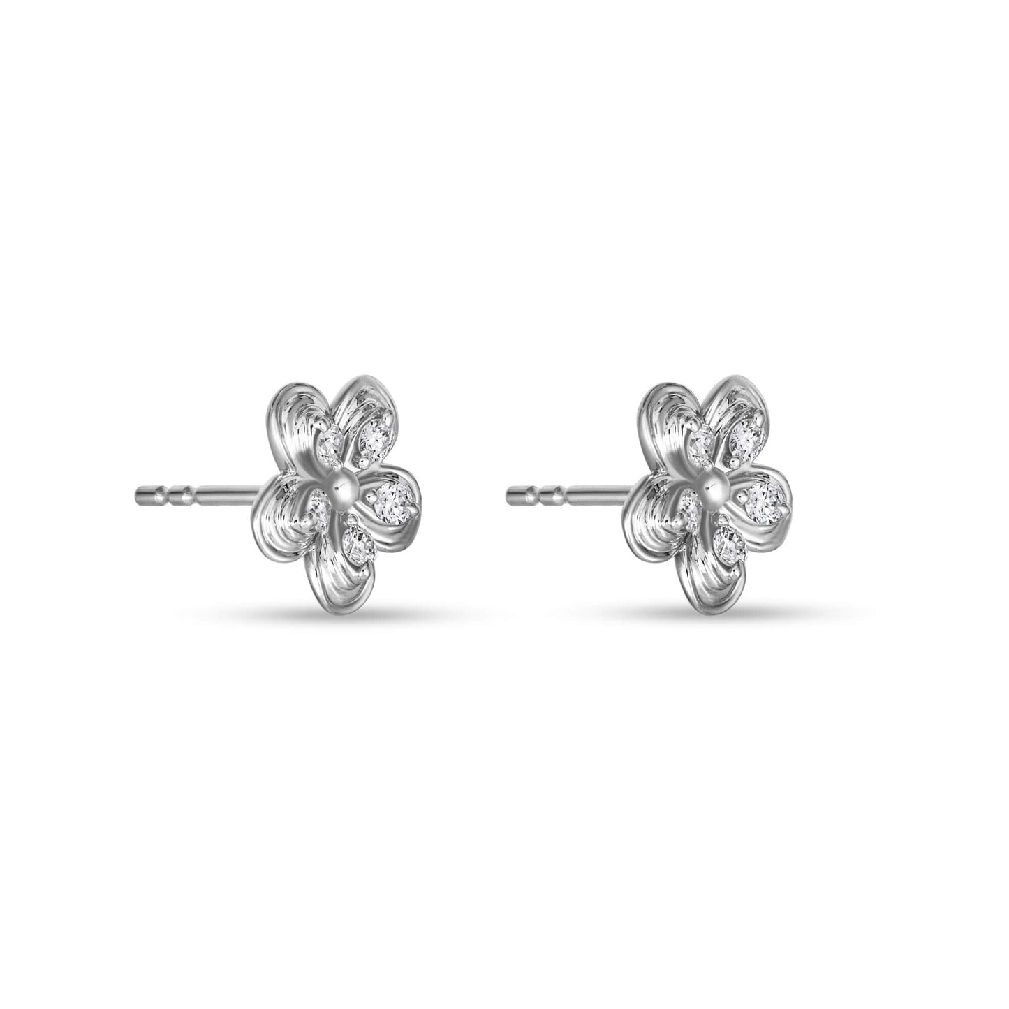 Daisy Design Diamond Stud Earrings