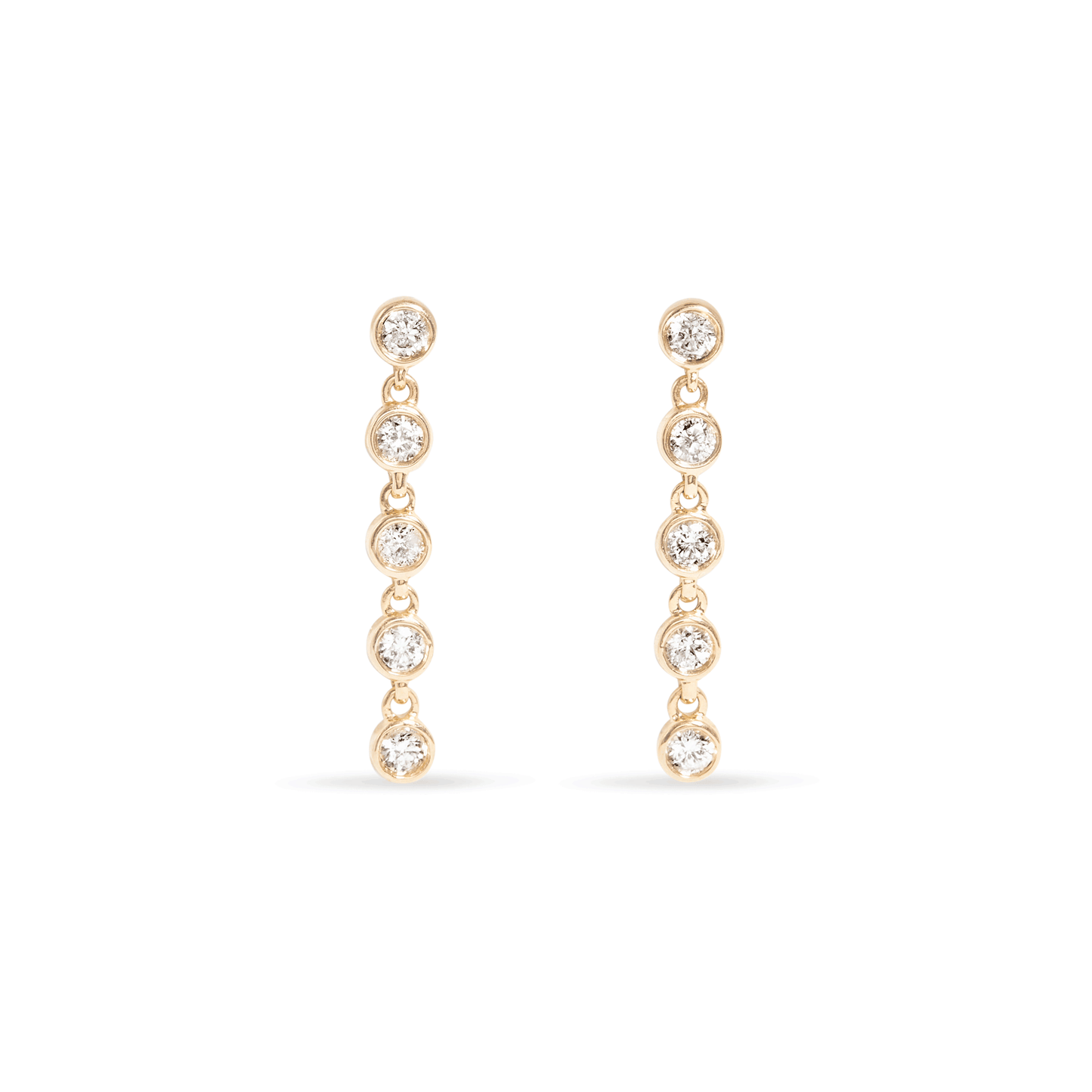 Diamond Tennis Earrings in Elegant Design